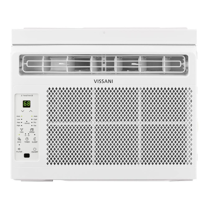 Vissani VAW05R1AWT 5,000 BTU 115-Volt Window Air Conditioner for 150 sq. ft. Rooms in White | Bigbigmart.com
