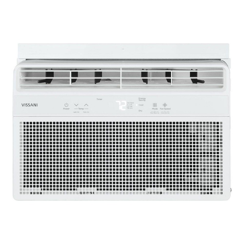 Vissani VW6024R 6,000 BTU 115-Volt Window Air Conditioner for 250 sq. ft. Rooms with Remote in White | Bigbigmart.com