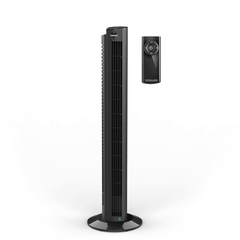 Vornado OZI42DC 42 in. Variable Fan Speeds Tower Fan in Black with 1550 FPM Airflow | Bigbigmart.com