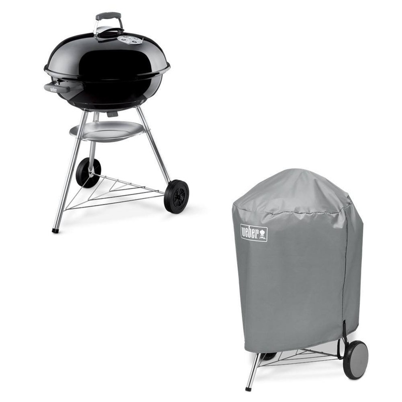 Weber 1500668 Jumbo Joe Premium 22 in. Charcoal Grill in Black with Grill Cover | Bigbigmart.com