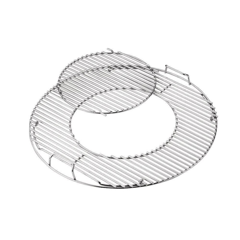 Weber 8835 Hinged Replacement Cooking Grate with Removable Center for 22-1/2 in. Charcoal Grill | Bigbigmart.com
