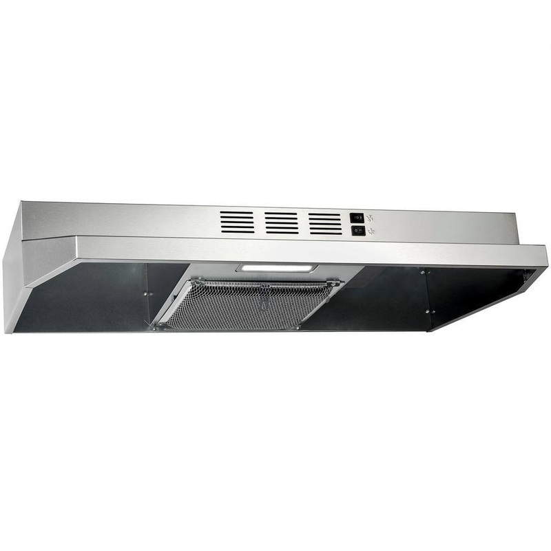 AKDY RH0332N 30-in Stainless Steel Under Cabinet Range Hood with Charcoal Filter | Bigbigmart.com