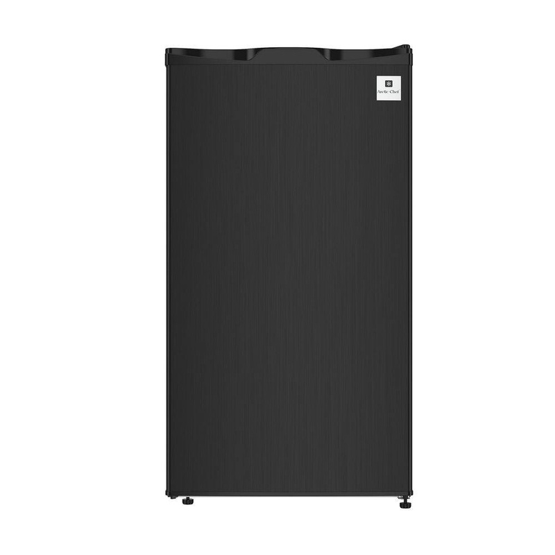 ARCTIC CHEF RFR335-COM 3.2 cu. ft. Mini Fridge in Black Stainless Steel | Bigbigmart.com