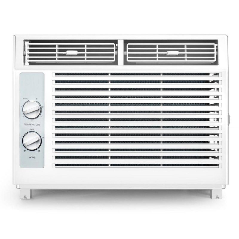 COWSAR KC-15/YXDE1/6 5,000 BTU 115V Window Air Conditioner Cools 150 sq. ft. Through the Wall AC with Remote in White | Bigbigmart.com