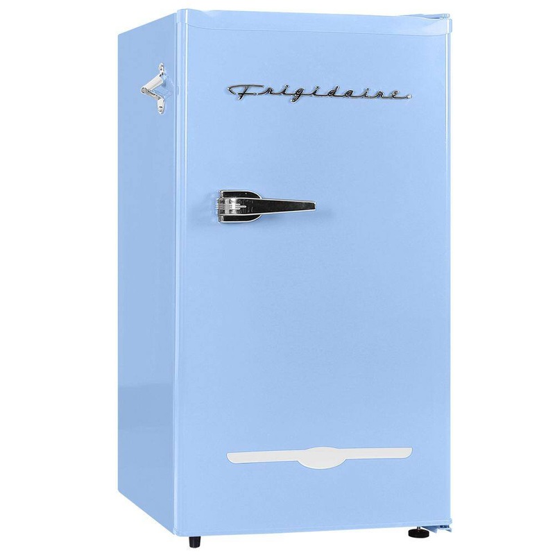 Frigidaire EFR376-BLUE 3.2 cu. ft. Retro Vintage Compact Mini Fridge in Blue | Bigbigmart.com