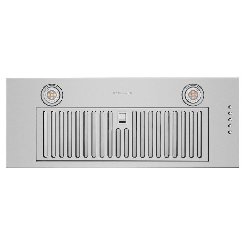 HAUSLANE IN-R100SS-30 30 in. Convertible Insert Range Hood with Changeable LED Powerful Suction Baffle Filter in Stainless Steel | Bigbigmart.com