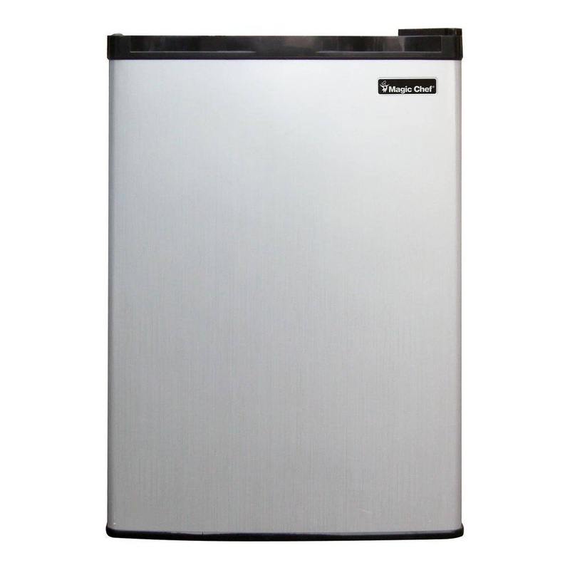 Magic Chef HMBR265SE1 2.6 cu. ft. Mini Fridge in Stainless Look, ENERGY STAR | Bigbigmart.com