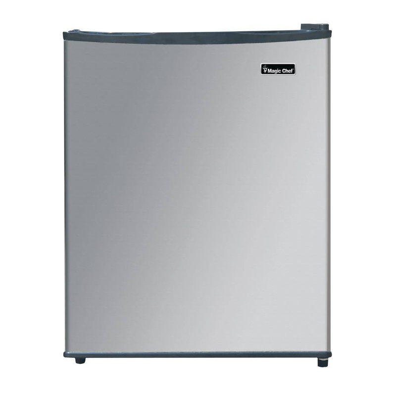 Magic Chef MCAR240SE2 2.4 cu. ft. Mini Fridge in Stainless Steel Freezerless | Bigbigmart.com