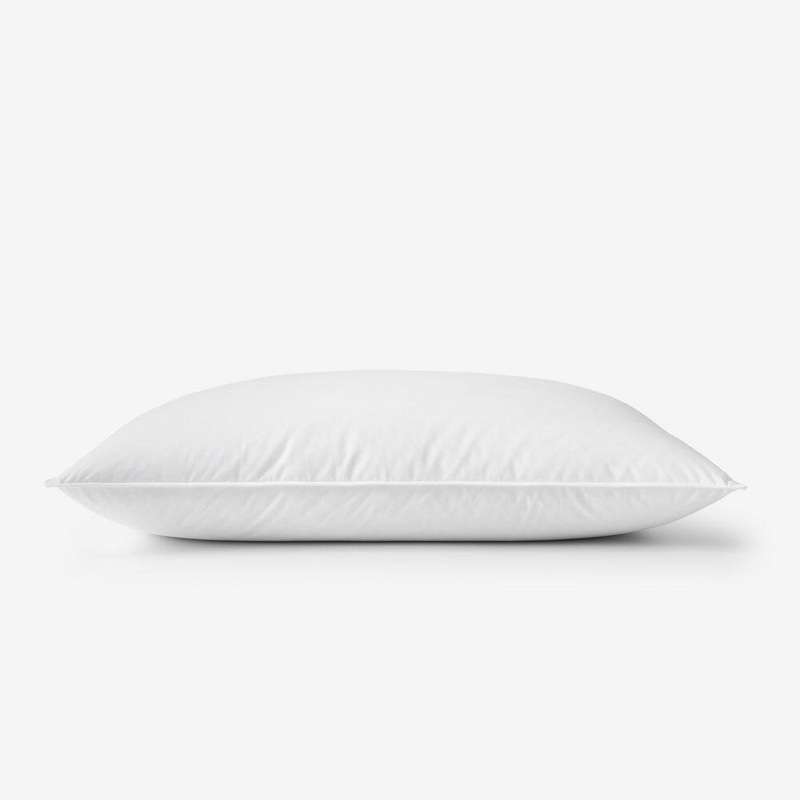 The Company Store 11215A-STD-WHITE Legends Hotel Organic Down Soft Feathers Standard Pillow | Bigbigmart.com