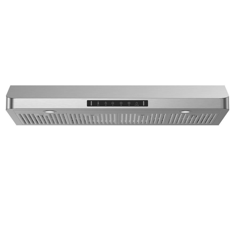 VIKIO IKC01-42-J 42 in. 900 CFM Ducted Under Cabinet Range Hood in Stainless Steel with 3 -Way Venting and Removable LED | Bigbigmart.com