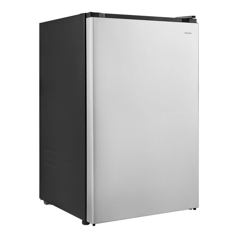 Vissani HVAR43GSE 4.3 cu. ft. Mini Refrigerator in Stainless Steel, ENERGY STAR | Bigbigmart.com