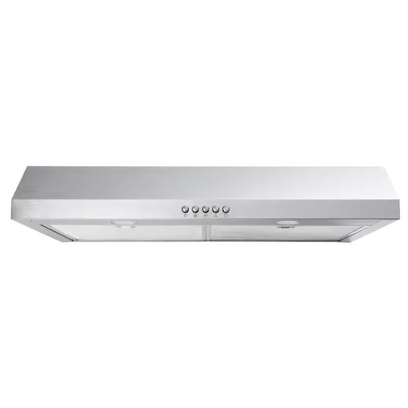 Vissani QR254S Caprelo 30 in. 320 CFM Convertible Under Cabinet Range Hood in Stainless Steel with LED Lighting and Charcoal Filter | Bigbigmart.com